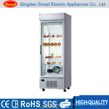 Commercial Glass Door Upright Display Refrigerator Freezer